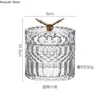 Nordic Butterfly Glass Storage Jar Jewelry Box Household Cotton Swab Box Desktop Transparent Glass Jar Decoration Decoration 6