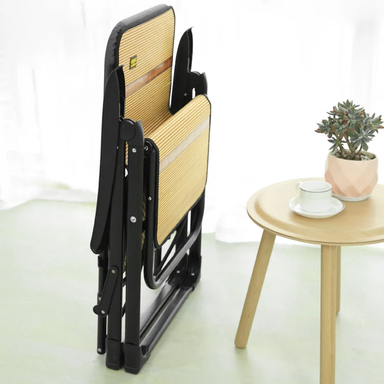 

Mat Recliner Folding Lunch Break Summer Cool Old Lazy Nap Backrest Portable Summer Balcony Leisure Chair