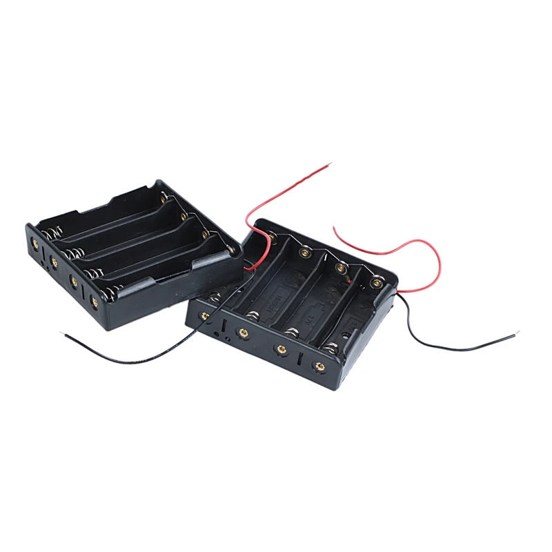 

5pcs Plastic Durable Battery Holder Storage Box Case for 4x18650 Battery