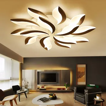 

Hot Acrylic Modern Led chandelier For Living Study Room Bedroom lampe plafond avize Indoor Ceiling chandeliers WF1119