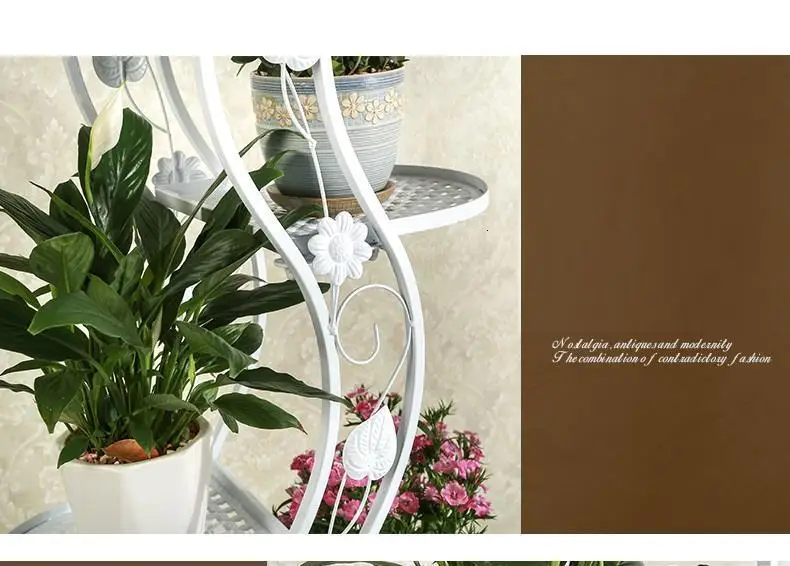 Balcon плантен Стандартный Dekorasyon украшения Garten Dekoration Dekarosyon стенд Balkon железная Балконная Цветочная полка для растений