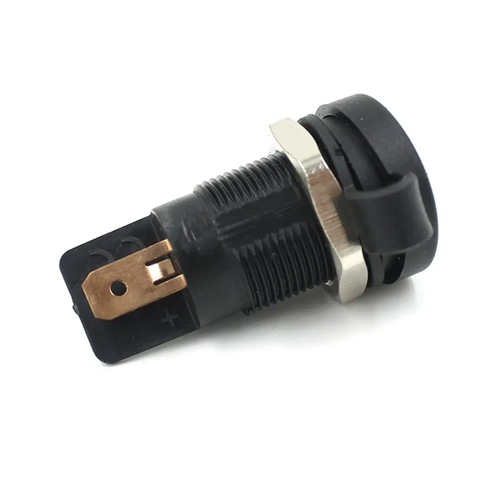 

European standard waterproof car motorcycle cigarette lighter power socket cigarette lighter socket female seat 12V24V