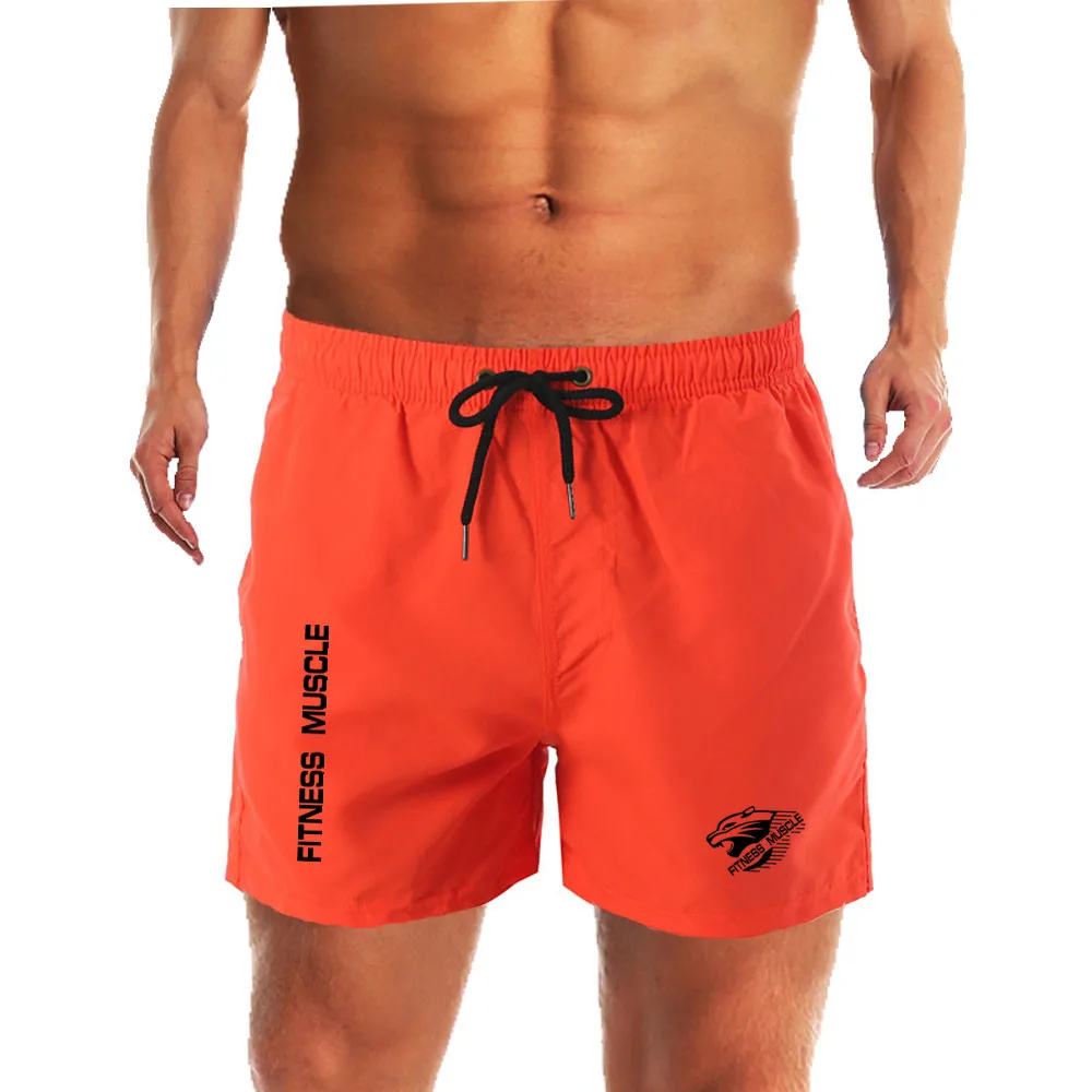 Summer Bermuda Seaside Beach Shorts swim trunks Men Quick Drying Swiming Short Pants Mens Surf Beach Shorts Mesh Lining Water Swim