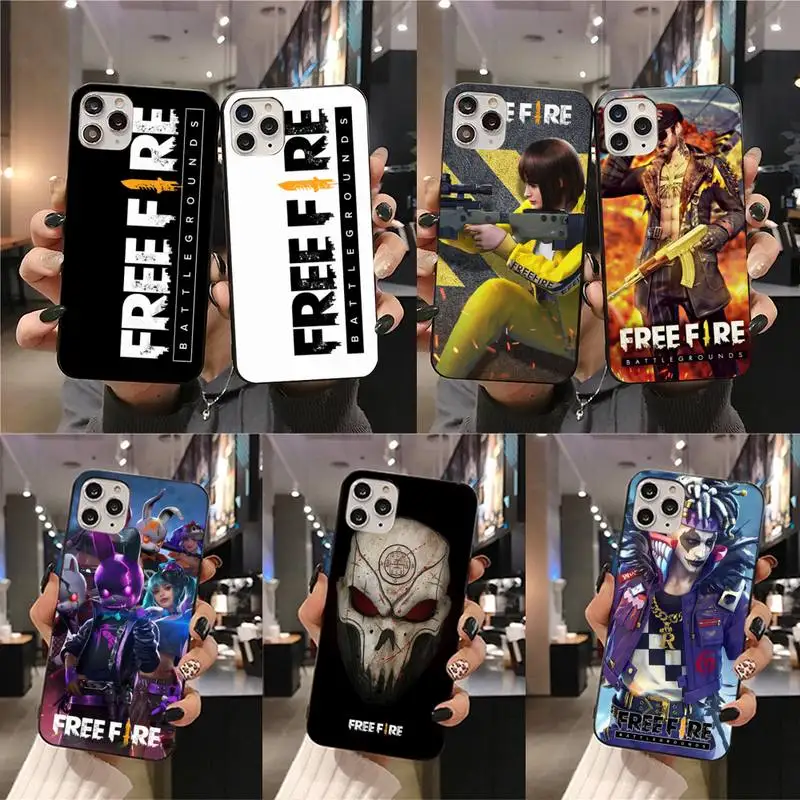 Чехол для телефона с Free Fire Game iphone 12 pro max mini 11 XS MAX 8 7 6 6S Plus X 5S SE 2020 XR | Мобильные
