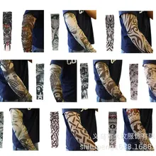 Нарукавник с татуировкой, 10 цветов, набор, горячая Распродажа, татуировка, рукава, рука, татуировка, рука