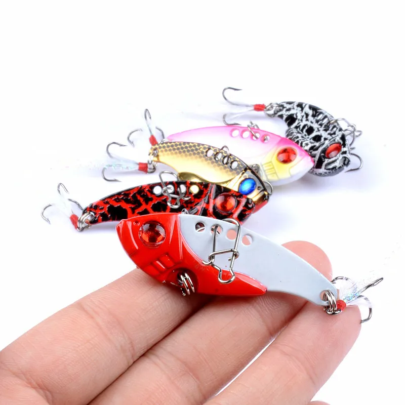 

Fishing lure 5.5cm / 11g Metal VIB Swimbait Luya Fishing Accessories jigging lure 5-Color Bionic  Fishing lure2019