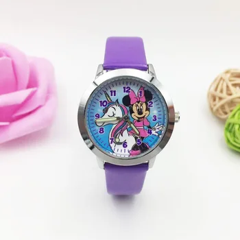 

Cute Mouse Unicorn Children Watches Boys Girls Quartz Watch Kids For Boy Fashion Luminous Wristwatch Student Clock reloj 2020