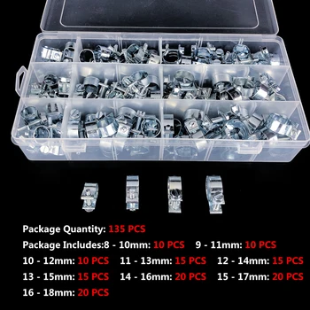 

High quality Fuel Clamps Assorted Kit Durable Clamp Tube Universal Clip