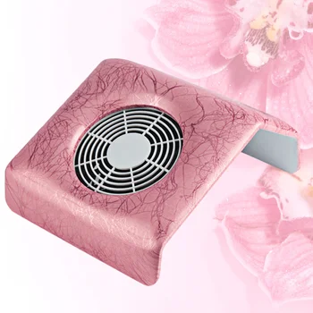 

1Pc 40W 220V EU Plug Dust Collector Nail Beauty Salon Dust Catcher Manicare Dust Collector (Pink)