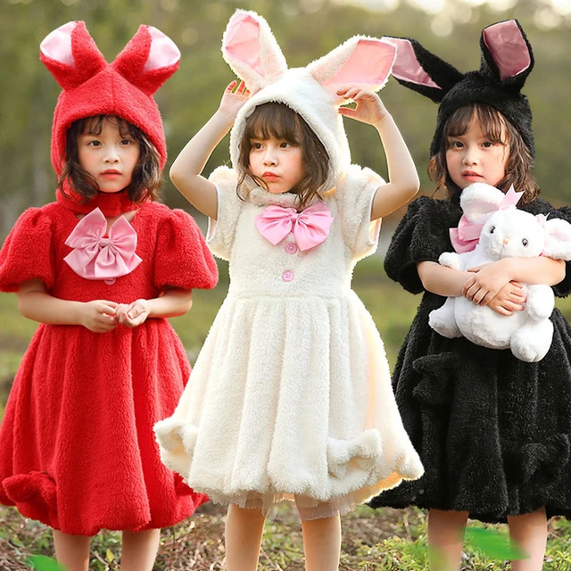 Umorden Girls Lovely Rabbit Bunny Costume Cosplay bambini