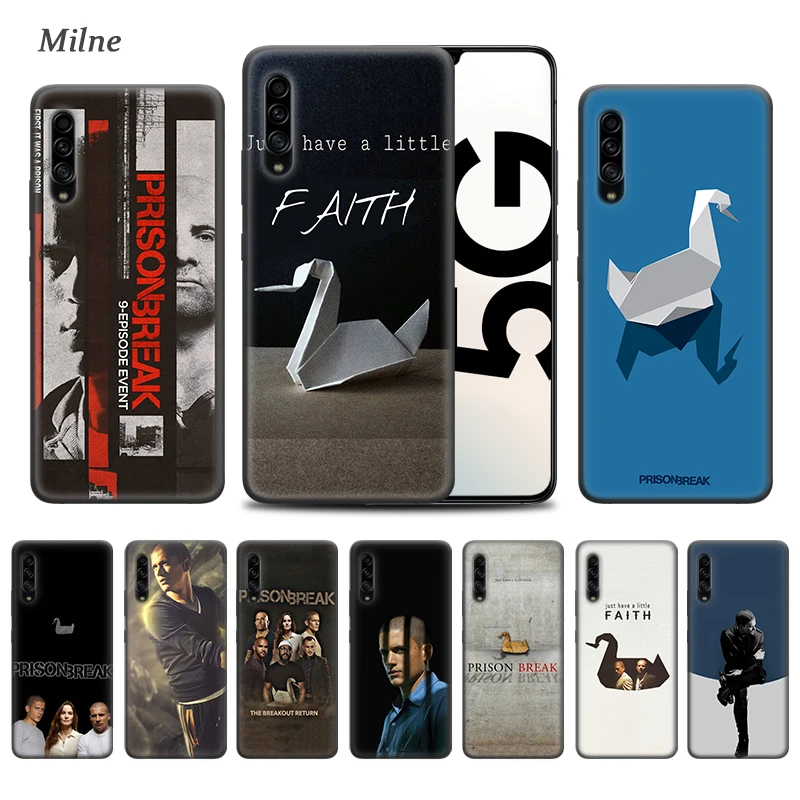

Prison Break Case for Samsung Galaxy A50 A90 A80 A70 A60 A40 A30 s A20e A20 A10 A7 A9 2018 Black Soft Phone Cover Bags