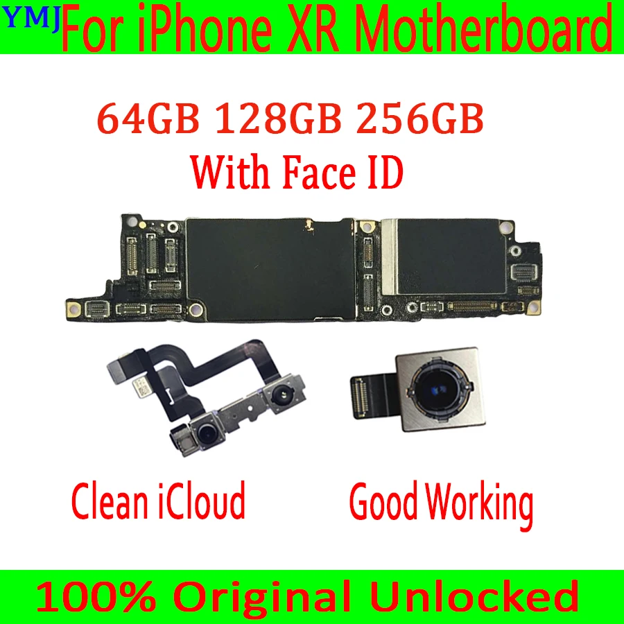 С идентификатором лица для iPhone XR материнская плата 64 Гб 128 ГБ 256 с полным чипом