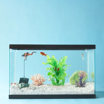 

2PCS Simulation Aquatic Plants Artificial Plants Aquariums Decorative Plants Water Grass