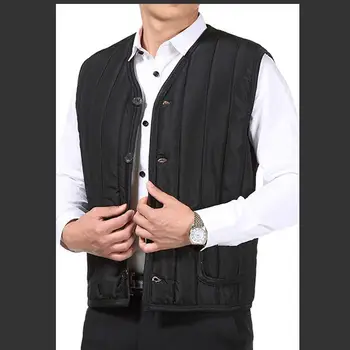 

Ski Vest Warm Vest Clothing Thermal Carbon Fiber Black Coat USB Plush Vest Body Warmer Winter