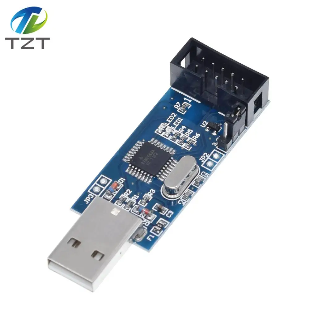 USBASP USB AVR программатор ATMEGA8 ATMEGA128 Поддержка Win7 64K|avr programmer|usb 128 |
