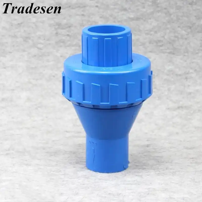 32mm Inner Diameter PVC One Way Non Return Check Valve Pipe Fitting For