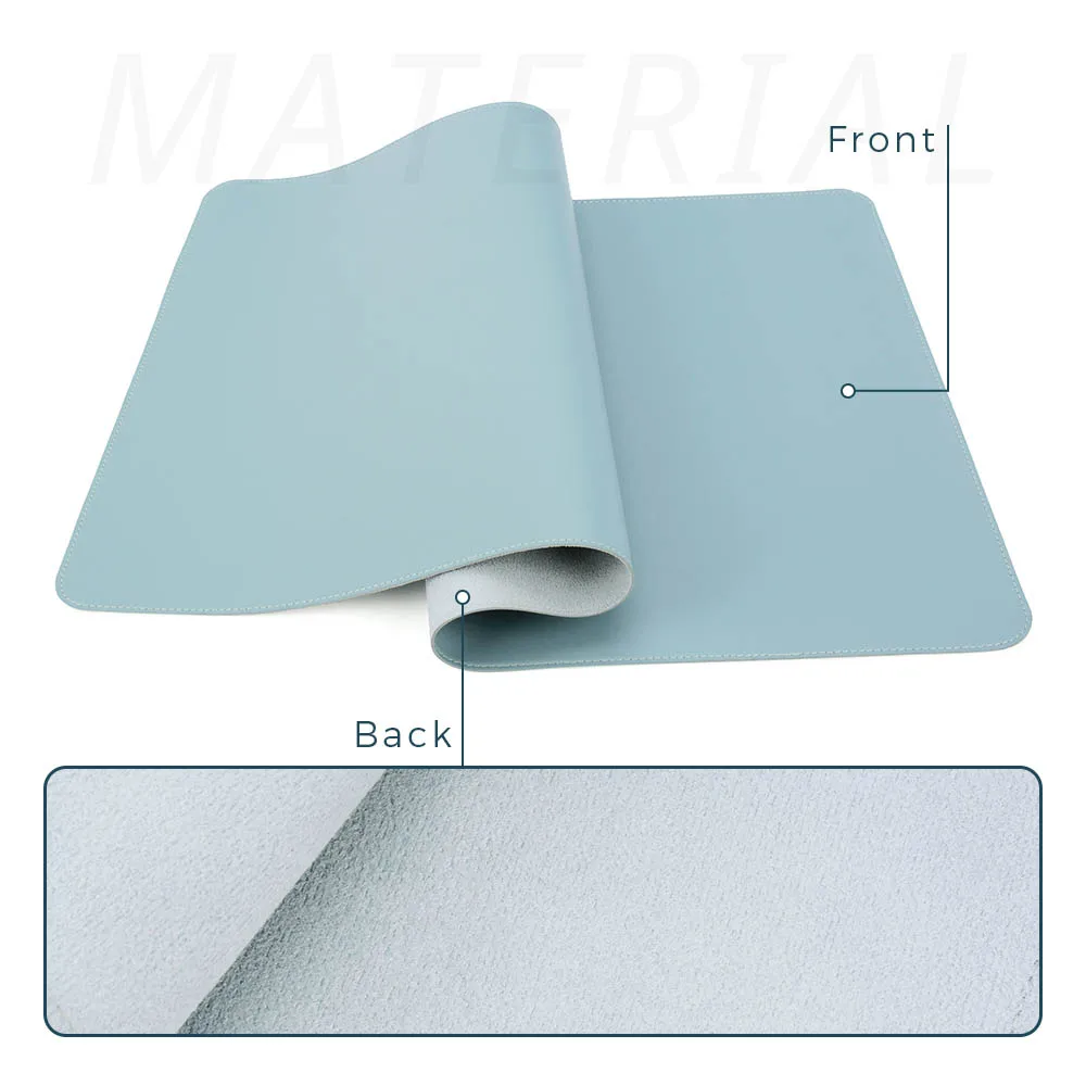 Single-side Portable Mouse Pad Gamer Waterproof PU Leather Suede Desk Mat Computer Mousepad Keyboard Table Cover for Dota gaming mousepad mouse pad computer desk mat