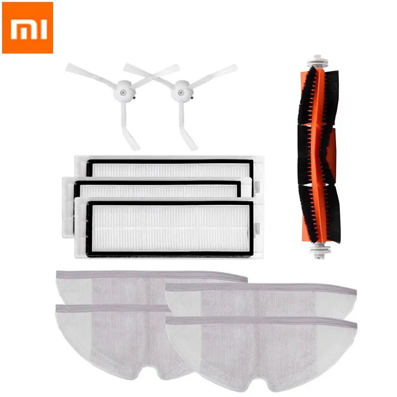 10 шт. Xiaomi пылесос основная щетка Hepa фильтр Швабра тряпка набор для mijia робот S50 S51 S55