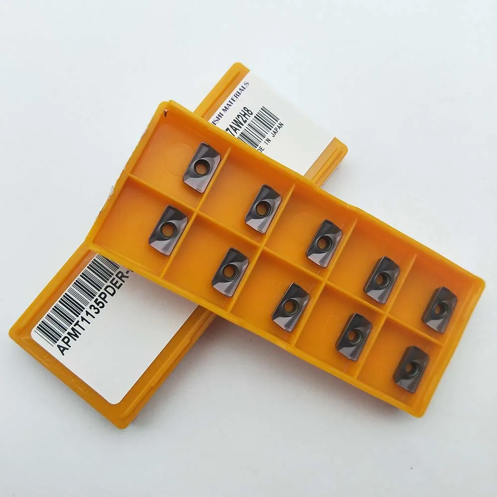 

10pcs APMT1135PDER-H2 VP15TF APKT1135PDR Insert Carbide Insert Milling Cutter