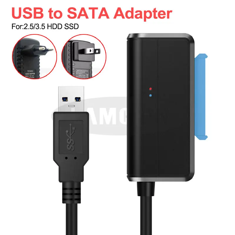 USB 3 0 SATA кабель Sata к адаптер Plug and play 22 Pin III с поддержкой 2 5 или дюйма внешний SSD HDD