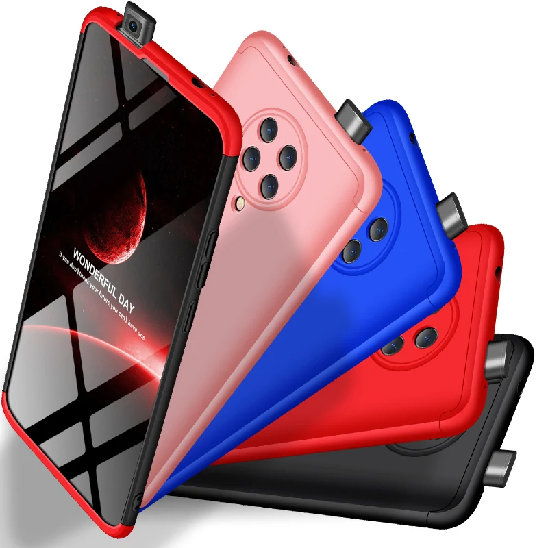 Оригинальный чехол для Xiaomi Mi 9T Pro 360 полная защита ударопрочный 3 в 1 Тонкий Жесткий