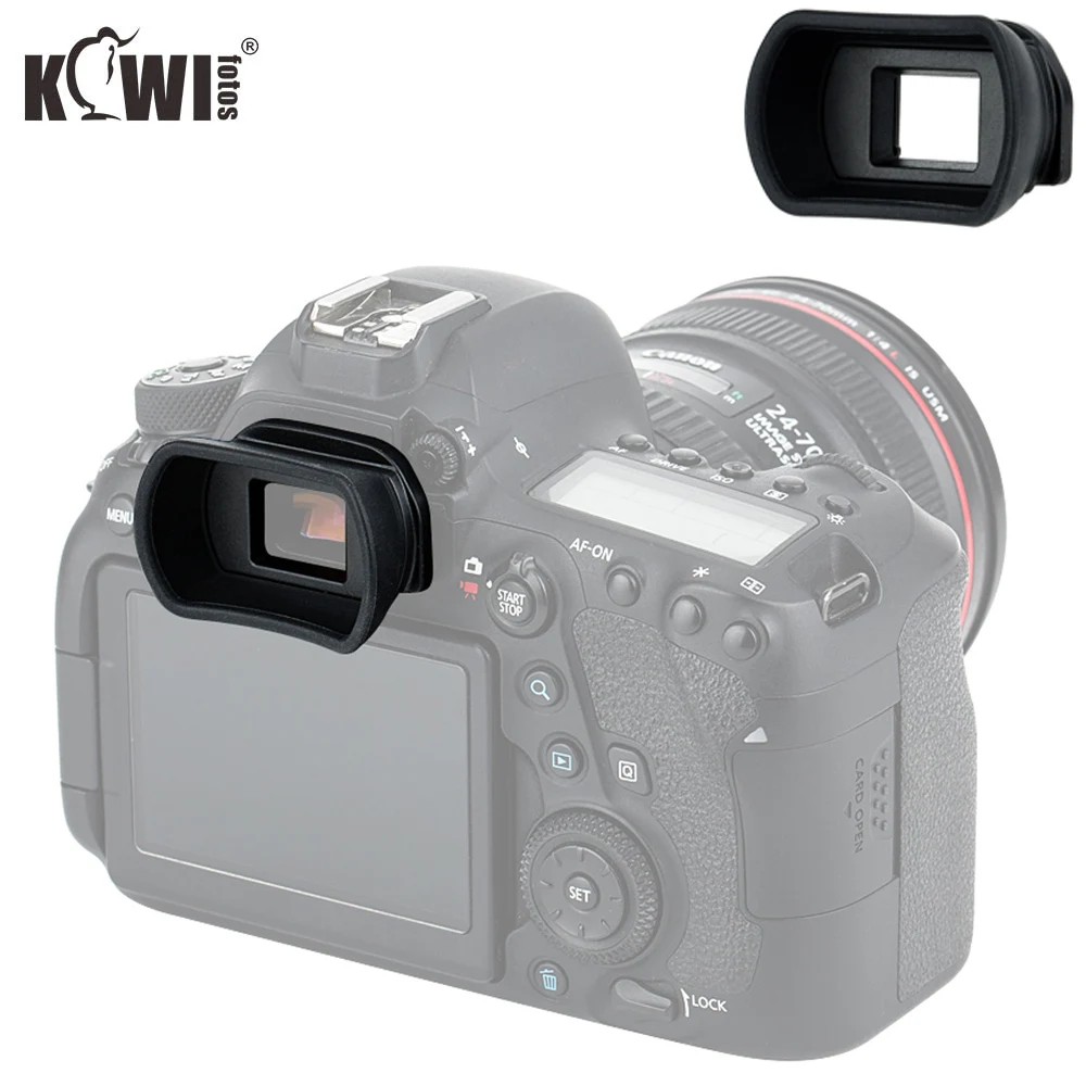 80D Kamera Ersatz Augenmuschel Okular Sucher Auge Cup mit Wasserwaage für Canon EOS 6D Mark II