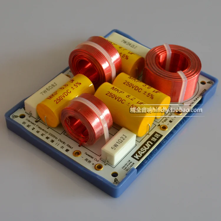 

Kasun Fever Audio Speaker Crossover High and Low Frequency Divider Divider AS-23C-2