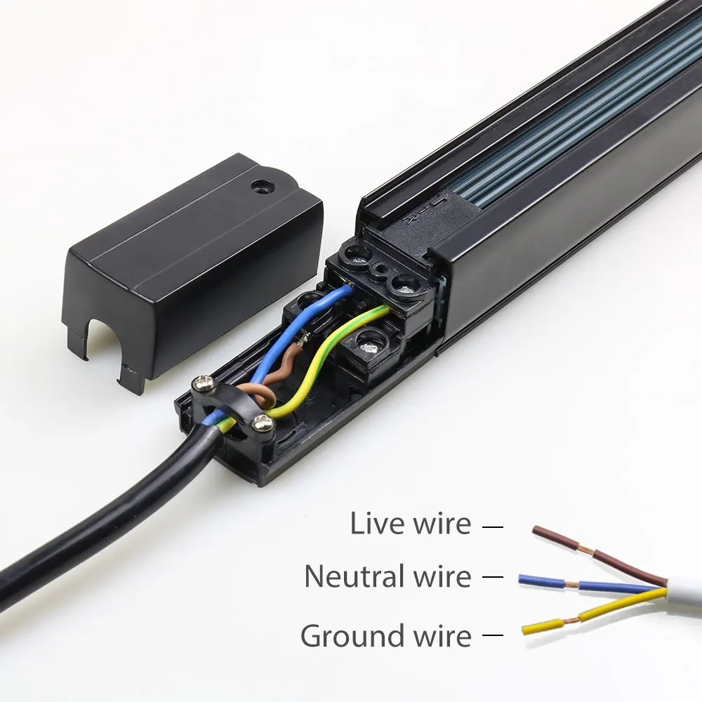 4 Wire Track Rail Led Light, Rail System Led 3 Phases