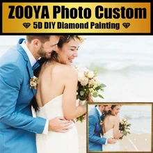 Фото на заказ Алмазная картина 5D DIY картина Стразы Алмазная вышивка 3D вышивка крестиком домашнее свадебное украшение DZ24