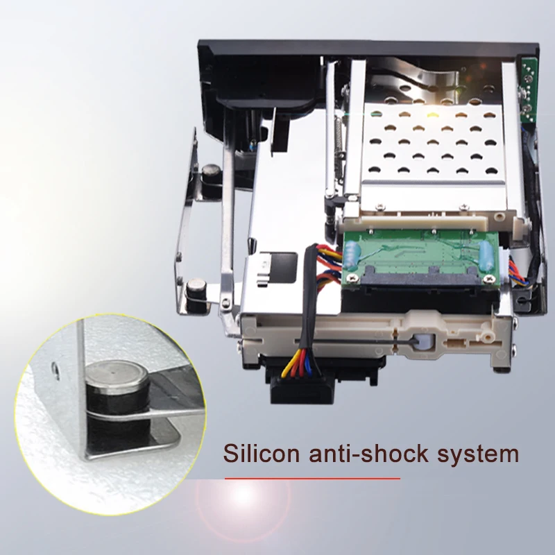 Uneatop Оптический отсек алюминиевый 2,5+ 3,5 дюйма Многофункциональный SATA Внутренний хот-своп HDD мобильный стеллаж для двойной лоток-меньше корпус