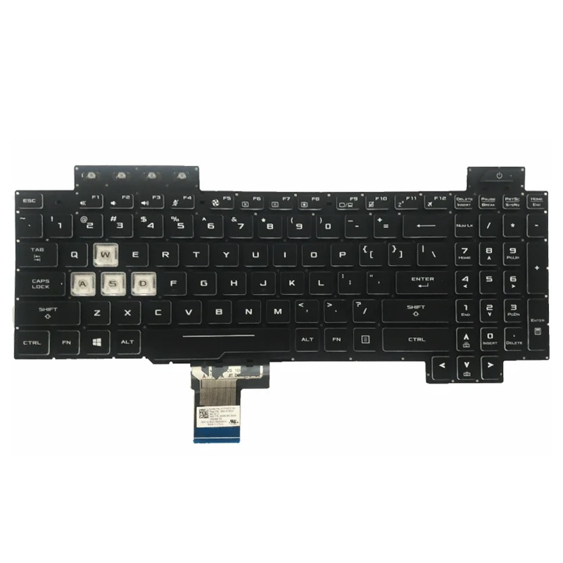 Teclado Portátil Inglês para Asus Teclado Retroiluminado Jogos Tuf Fx505 Fx505g Fx505d Fx505gd Fx505ge Fx505gm Fx505dy Fx505dv Fx505dt us - Imagem 3