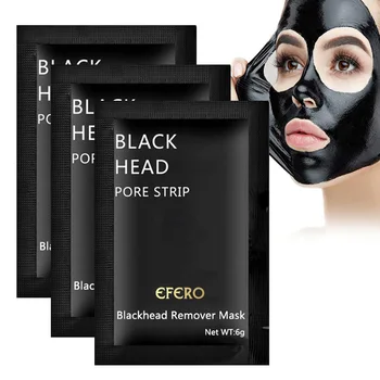 

3/5pack Face Mask Nose Blackhead Remover Mask Deep Cleansing Purifying Peel Off Black Mud Face Black Mask Skin Care Acne Remover
