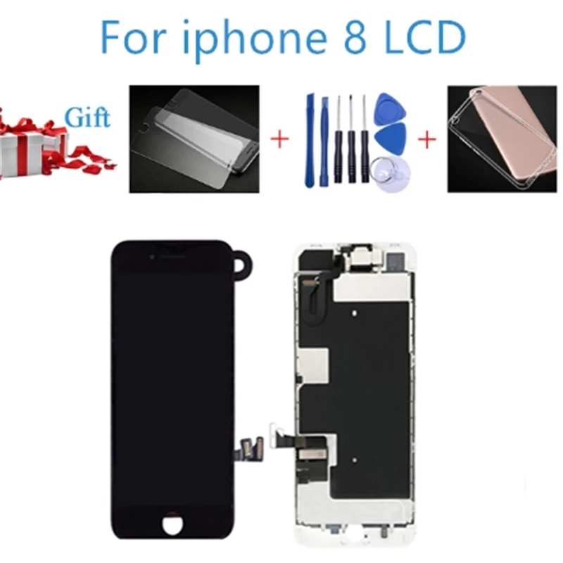 Для iPhone8 полный комплект ЖК дисплей дигитайзер сборка Замена хорошая 3D сенсорная