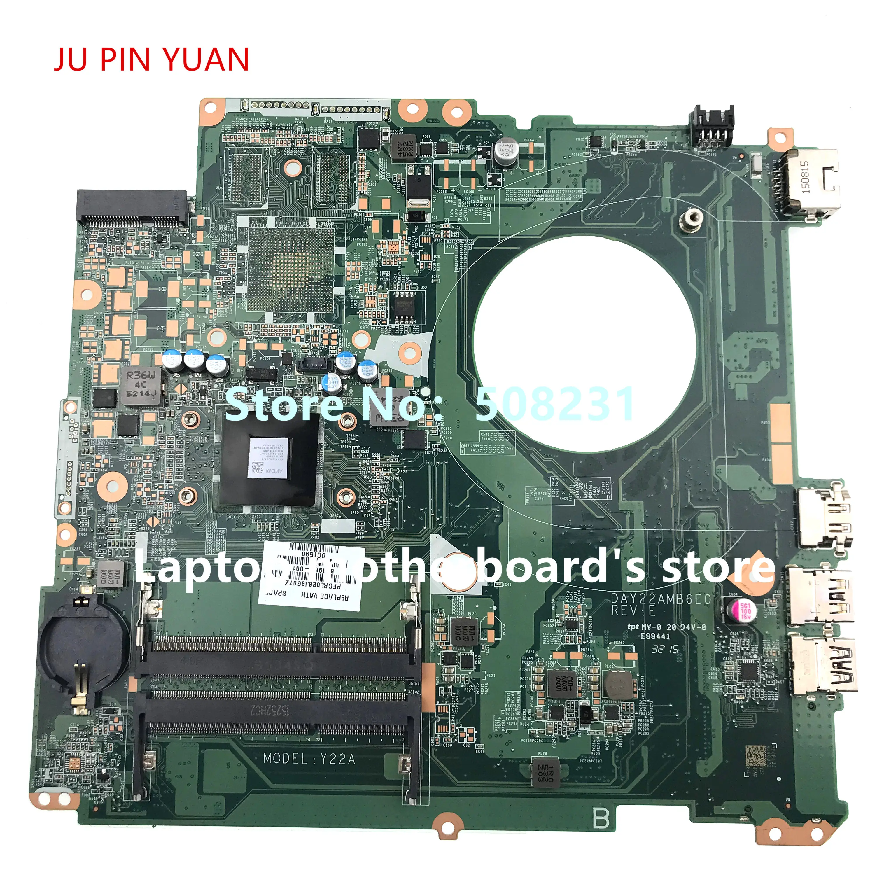 

809988-001 809988-501 For HP 17-P 17-F Laptop Motherboard DAY22AMB6E0 809988-601 Tested Working