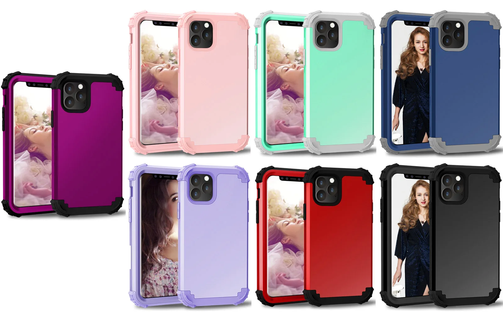 Для iphone 11 Pro чехол для телефона сверхмощная защита резиновая Противоударная Беспроводная зарядка поддерживается для iphone 11 Pro MAX Capinha