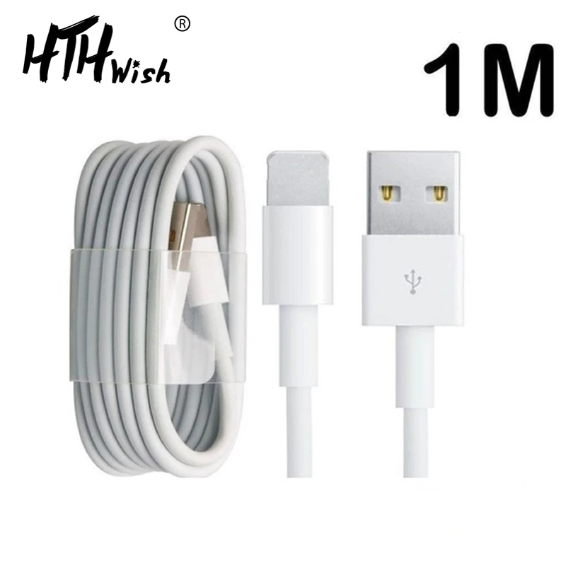 

USB Charging Data Cable For Apple iPhone X 7 6 8 6S 5S Plus XS MAX XR iPad Mini IOS 12 8 Pin Fast Charge Cables 100cm data cord