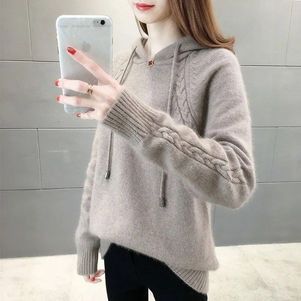 Autumn Winter Vintage Sweater Women 2022 Turtleneck Jersey Mujer Invierno  Long Sleeve Ladies Tops Pullover Elastic Pull Femme - AliExpress
