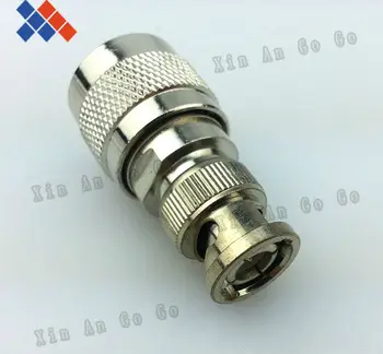

N male plug to BNC-J male plug full copper connector Q9 ADAPTER 5PCS