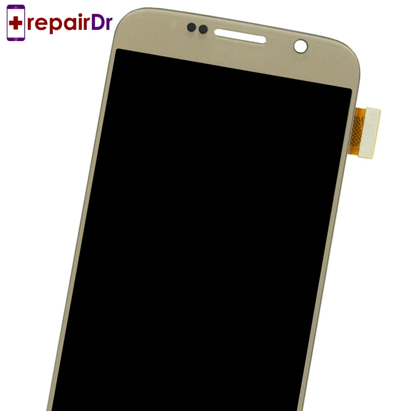 AMOLED ЖК-для samsung Galaxy S6 G920 G920F G920FD ЖК-дисплей с сенсорным экраном дигитайзер в сборе с рамкой для samsung S6 Lcd