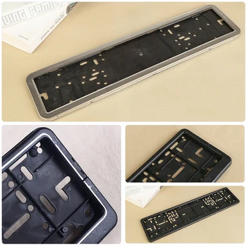 

Stainless Steel Car License European Number Plate Frame Number Plate Holder Car the Number Plated Shell