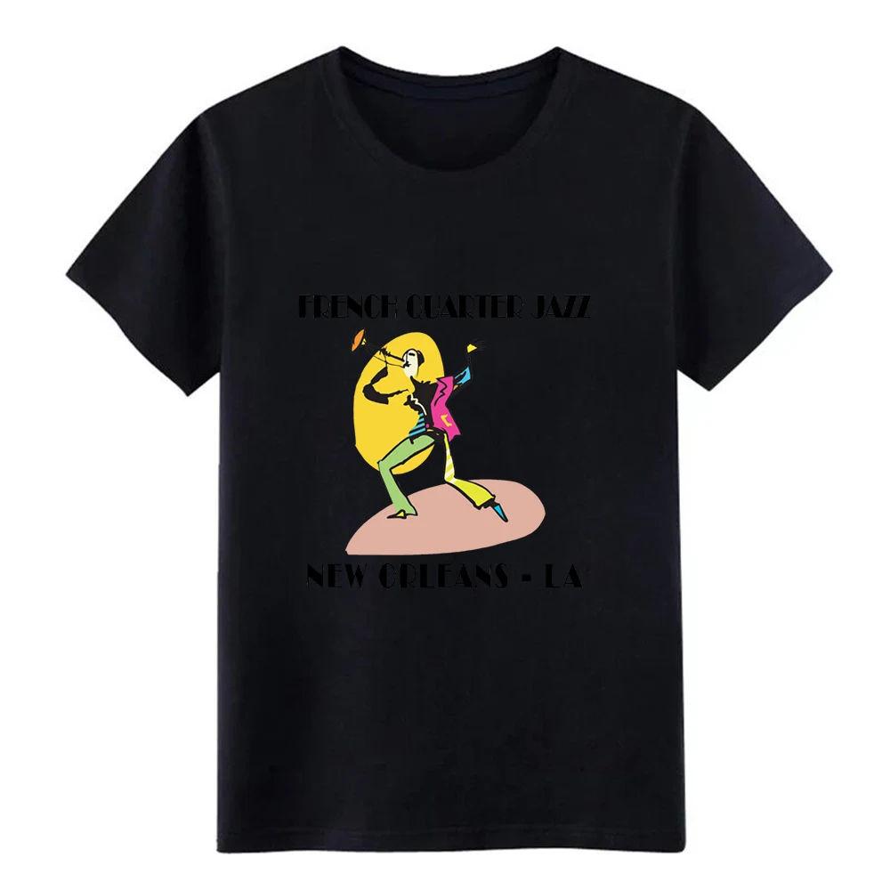 Mardi Gras French Quarter Jazz t shirt create tee size S-3xl Unique Graphic Humor summer Pictures | Мужская одежда
