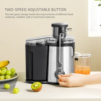 Stainless Steel Juicers Electric Juice Extractor Fruit Drinking Machine Household Grinder Mixer Fruit Juicer 4