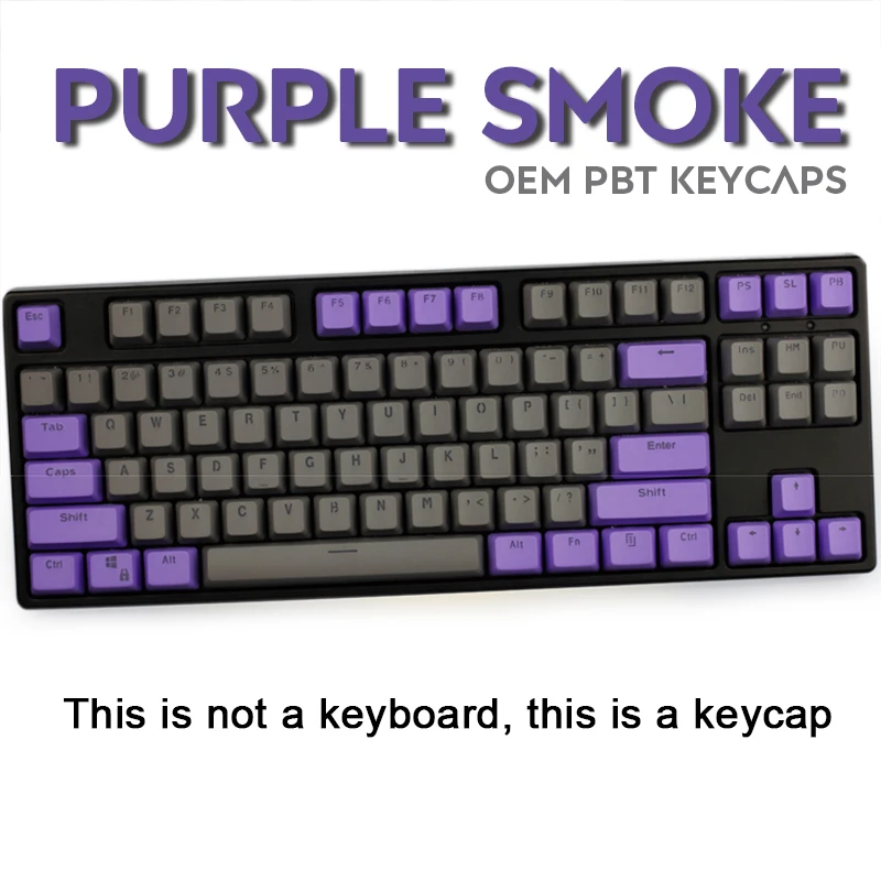 104/87 ключ PBT двойная цветная подсветка GK61 механическая клавиатура Keycap для ANNE Ikbc Cherry MX механическая клавиатура