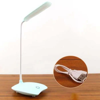 

LED Desk Lamp Foldable Dimmable Touch Table Lamp DC5V USB Powered Table Light 6000K Night Light Touch Dimming Portable Lamp