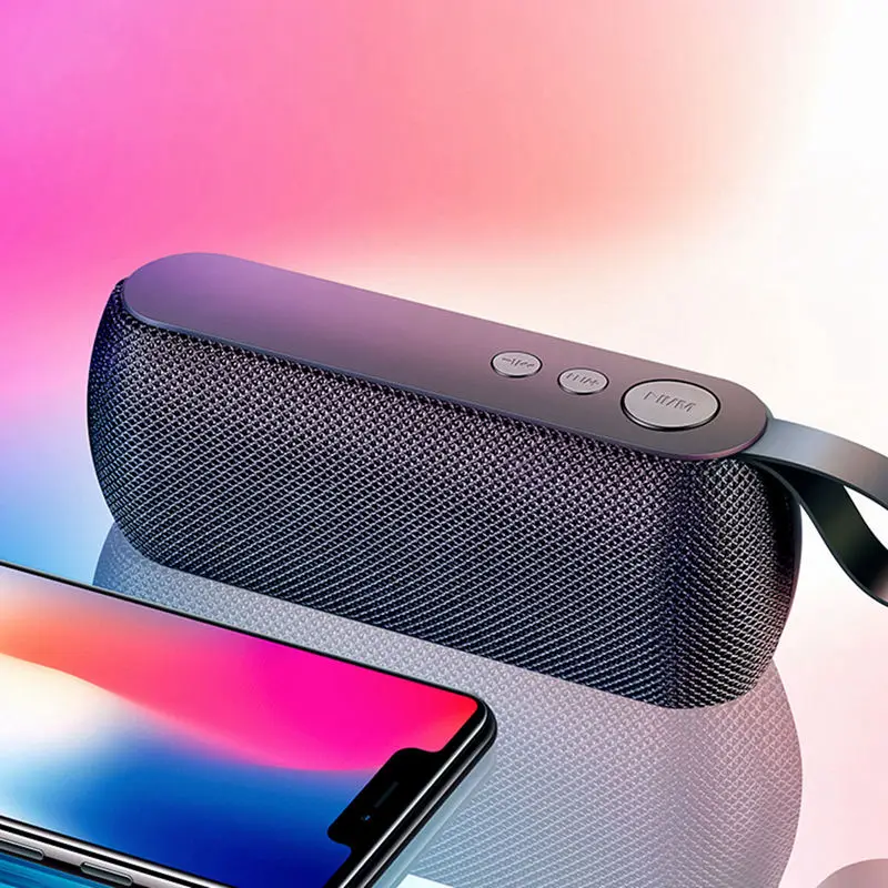 Портативный Bluetooth-динамик стереозвук Fm-радио Aux Mp3 музыкальный динамик уличный с