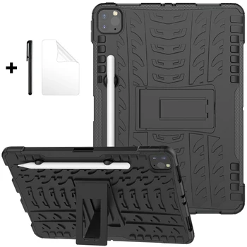 

Case for iPad Pro 11 2020 Tablet Case with Pencil Holder Heavy Duty Hybrid Shockproof Kickstand Cover for iPad Pro 11 Case 2020