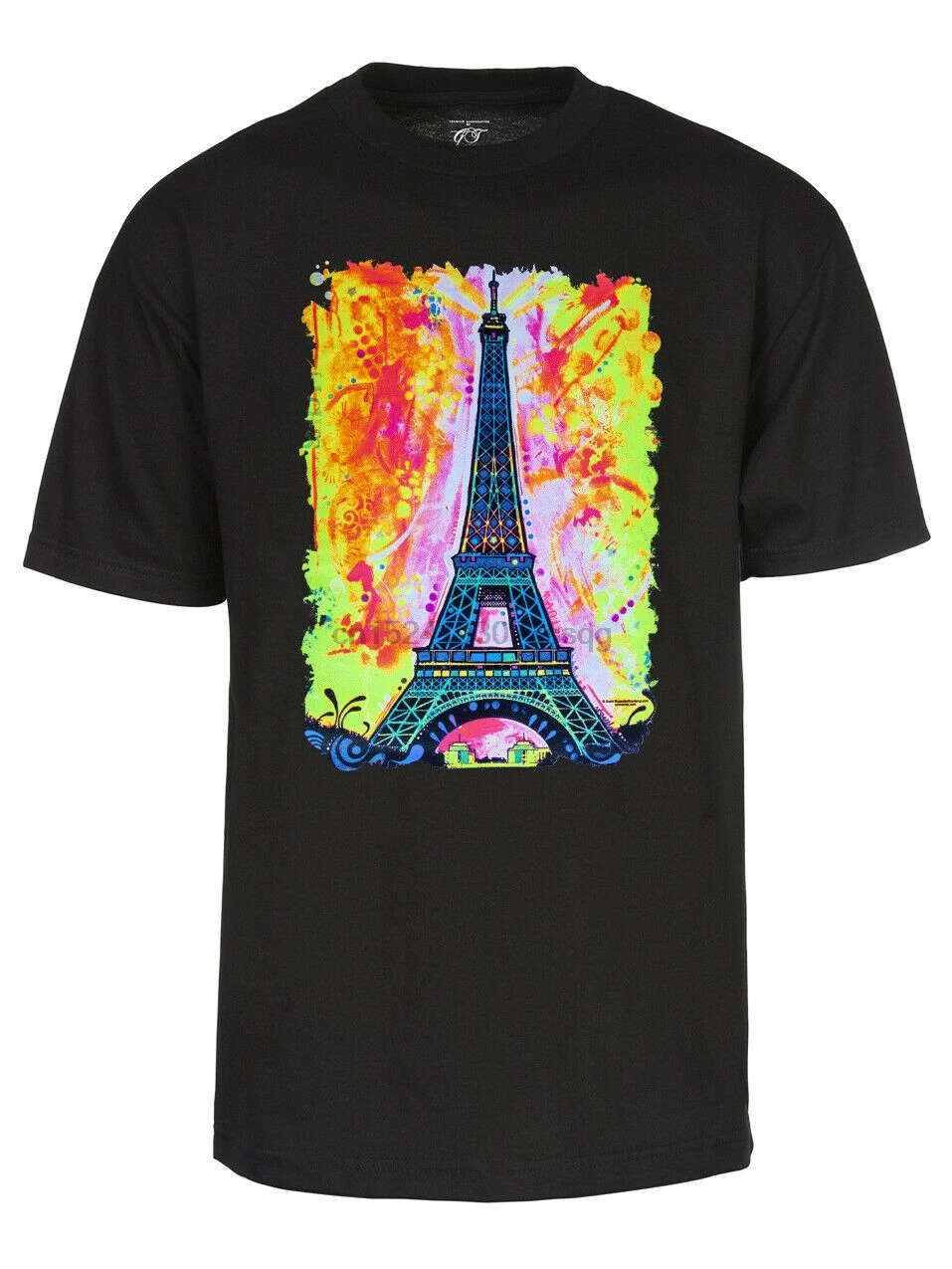 Мужская футболка с коротким рукавом Neon Paris Nights | одежда