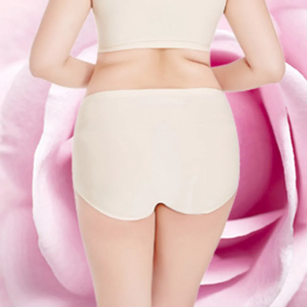 Недавно Для женщин бесшовные мягкие воздухопроницаемые трусики стрейч с высокой