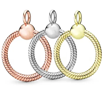 

New 2020 Fit original pandora necklace DIY Charm Jewelry round bead pendant fit pandora necklace & bracelet for women gift