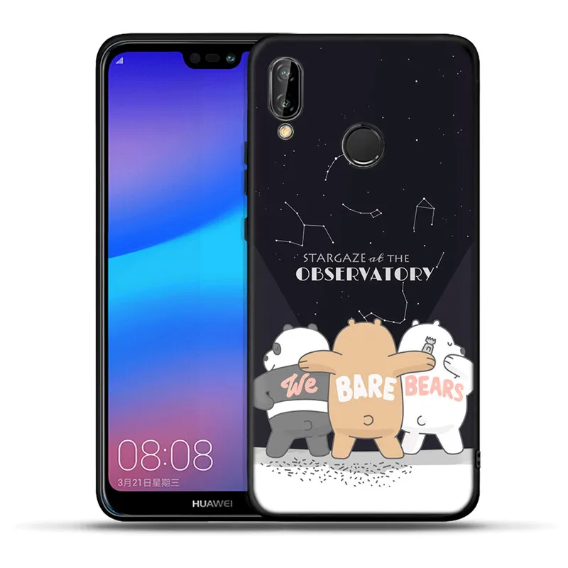 Силиконовый чехол с милой пандой для телефона huawei Mate10 20 Lite Pro P8 P9 P10 P20 Lite P20 P30 Pro P Smart Smart Coque Shell